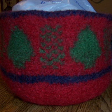 Christmas Bowl (felted)