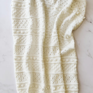 Angus Baby Blanket Knitting Pattern DK
