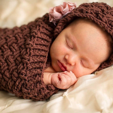 Diagonal Weave Baby Cocoon