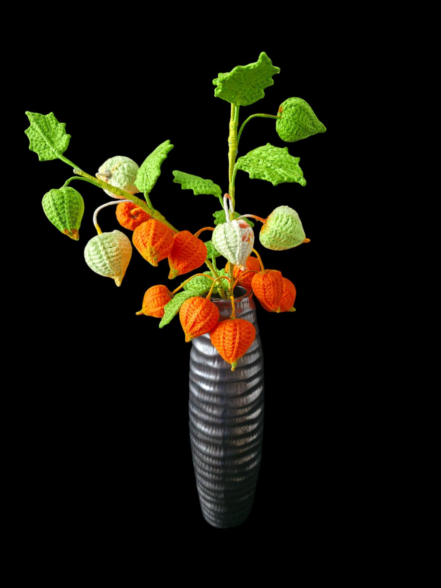 Crochet Japanese Lantern flowers
