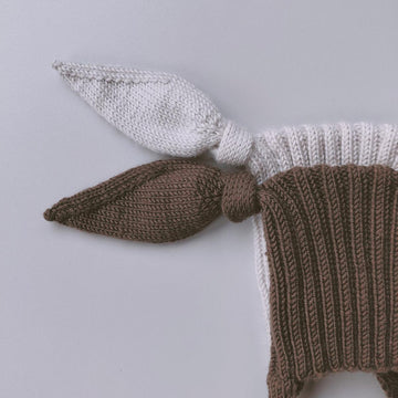 Little knot bunny hat ribbed