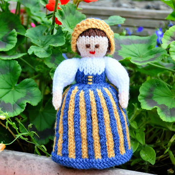 Finland National Costume Doll Knitting Pattern - Toy Knitting Pattern