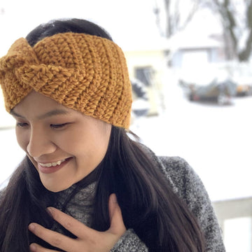 Ear warmer headband
