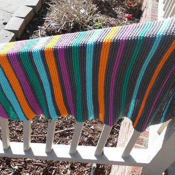 Neon Waterfall Throw