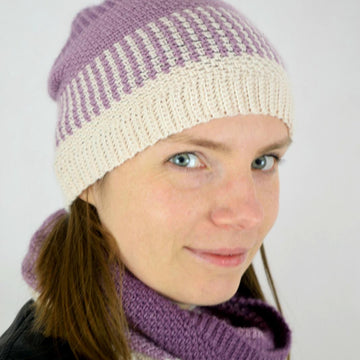 Ombre Moss Stitch Beanie