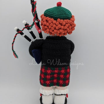 Bruce the bagpipe player