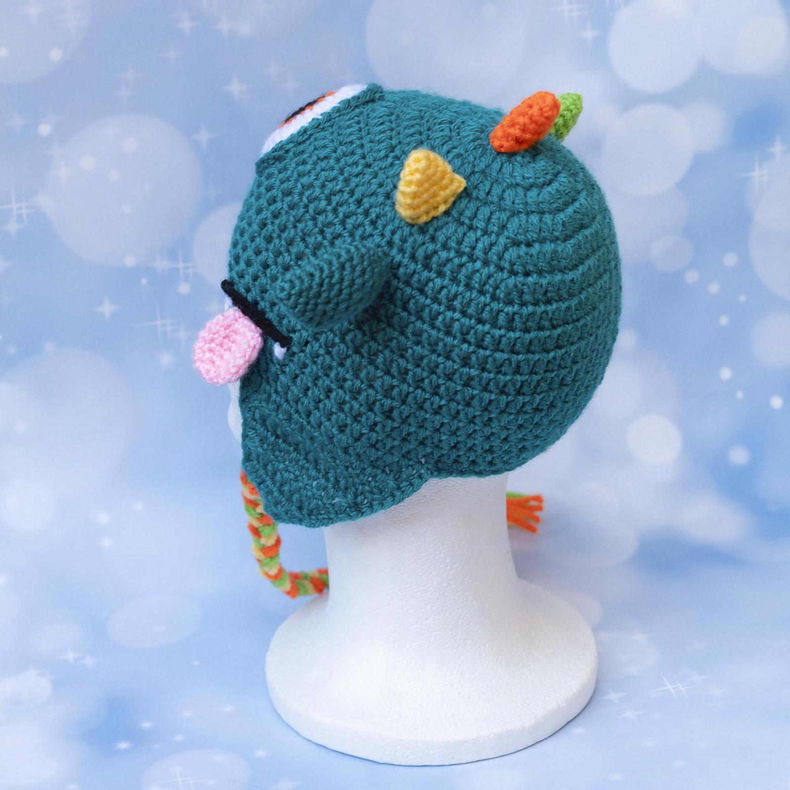 Blue monster hat