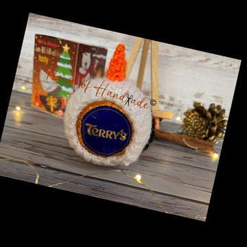 Snowman Chocolate Orange Cover Knitting Pattern