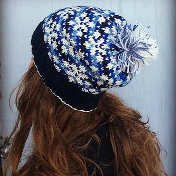Snowflakes at Night Hat