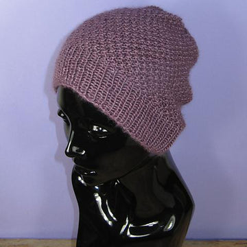 Double Moss (Seed) Stitch Slouch Hat
