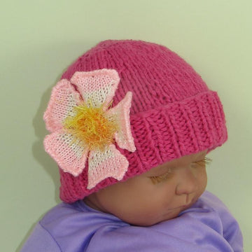 Baby Flower Beanie Hat