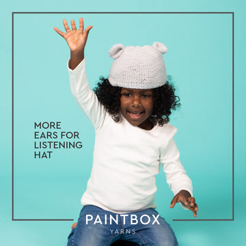 More Ears for Listening Hat - Free Knitting Pattern For Children in Paintbox Yarns Baby DK by Paintbox Yarns