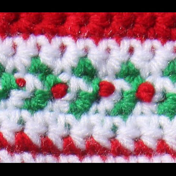 Holly Christmas Stocking