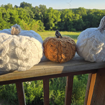 Braided Cable Pumpkin