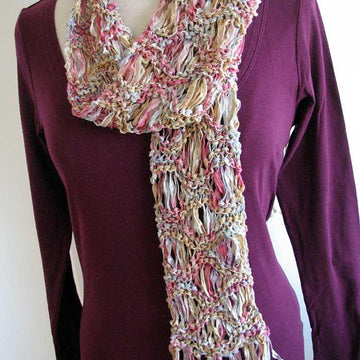 Ripple Drop-Stitch Scarf