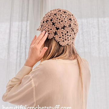 Flower Boho Beanie