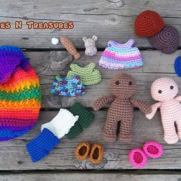 Dress-Me Dolls Set