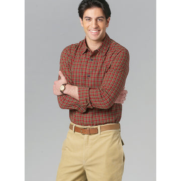 Vogue Men's Shirt V8759 - Sewing Pattern