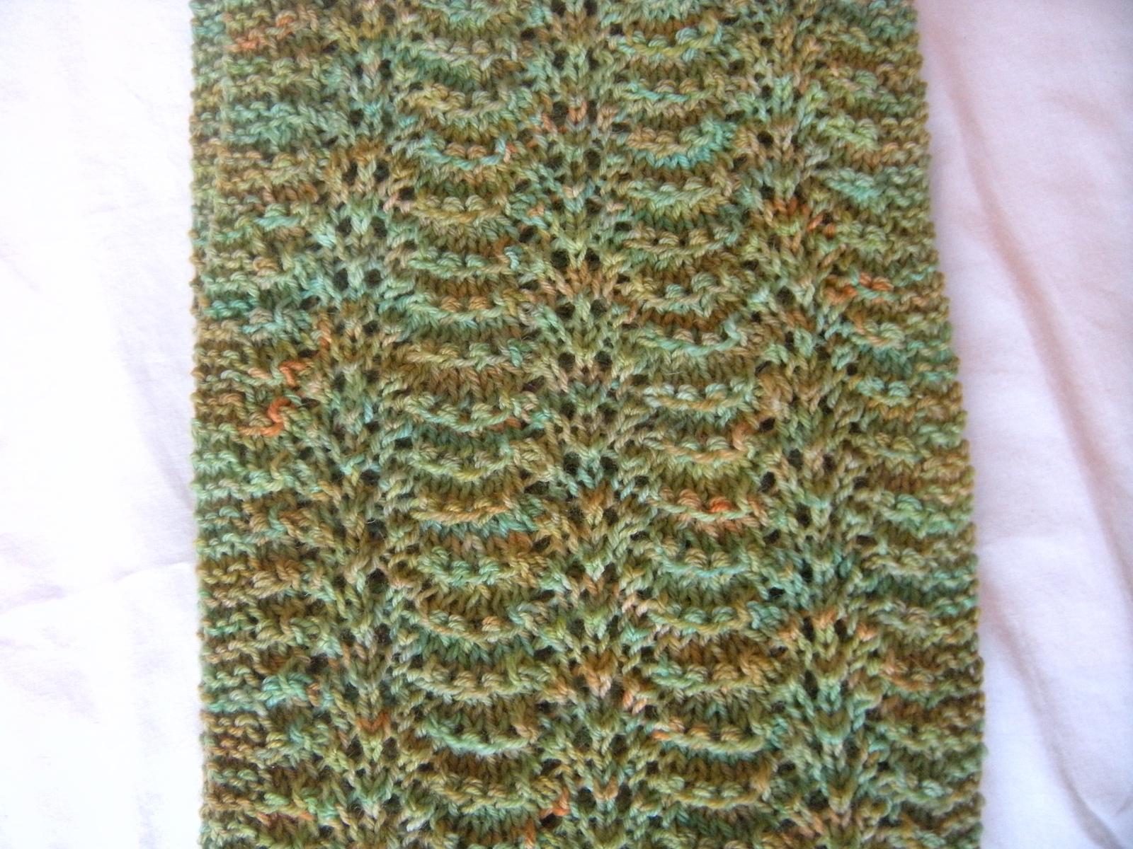 Ridged Feather Scarf