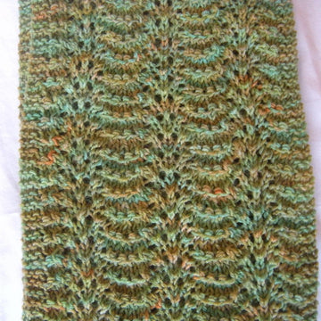 Ridged Feather Scarf