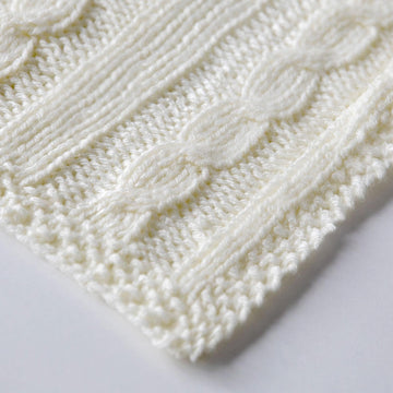 Cabled Baby Blanket