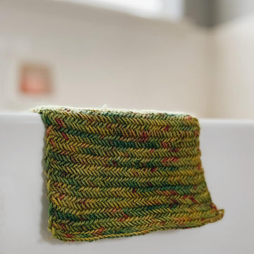 Herringbone washcloth