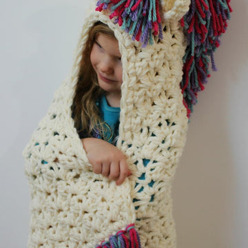 Bulky & Quick Unicorn Blanket /Cowl