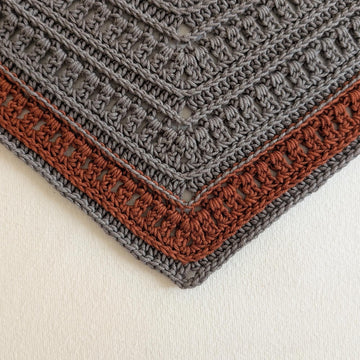 Hazy Dream Triangular Shawl