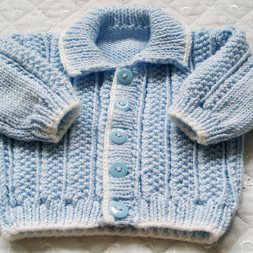 Baby knitting pattern Cardigan, Shorts, Hat and Boots, 0-3 Month Baby, 20-22 inch Doll