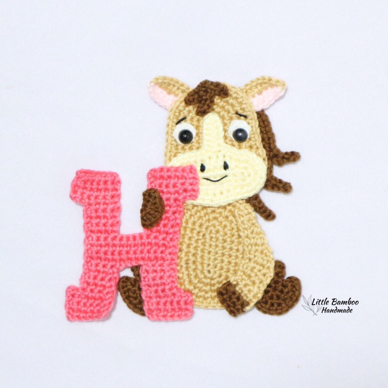 H for Horse Applique