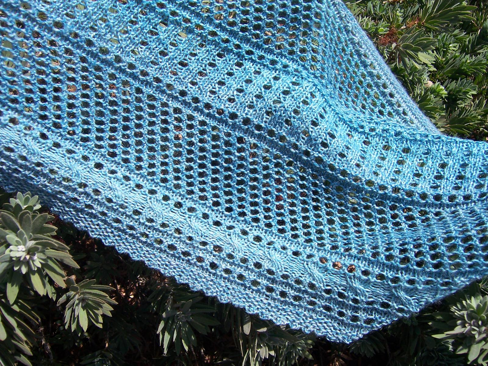 London Blue Shawlette
