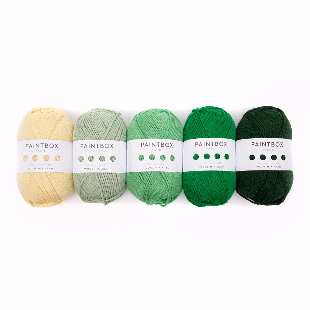 Paintbox Yarns Wool Mix Aran 5 Ball Colour Pack