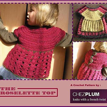 Roselette top (english/français)