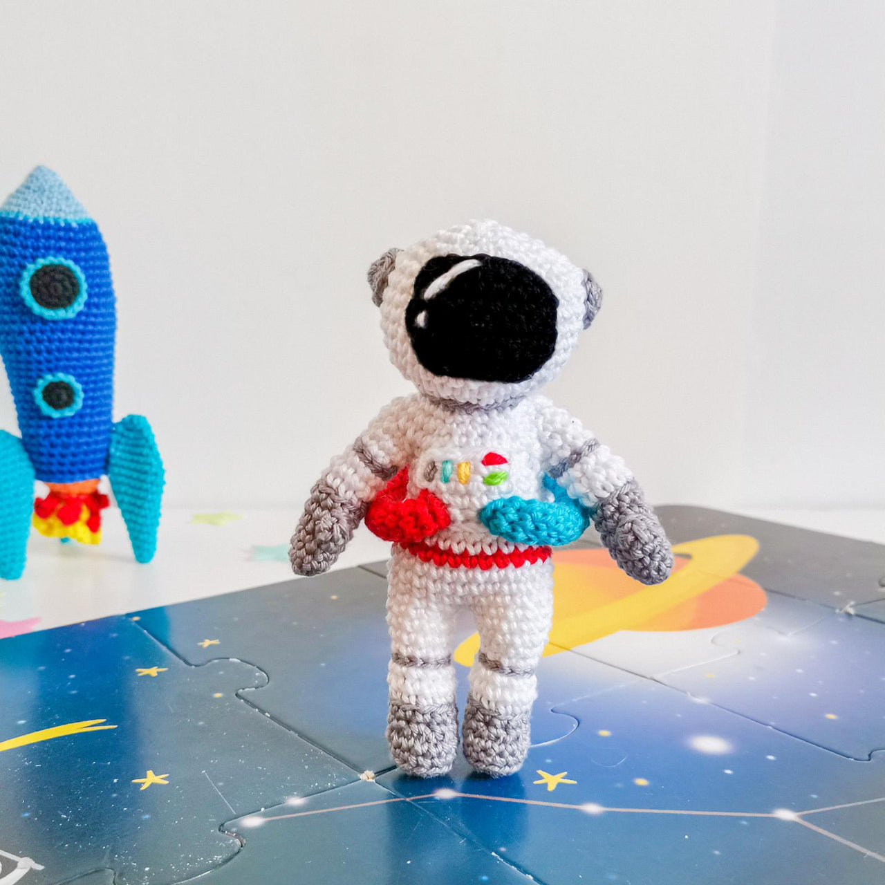 Astronaut and Rocket Ship Amigurumi Pattern