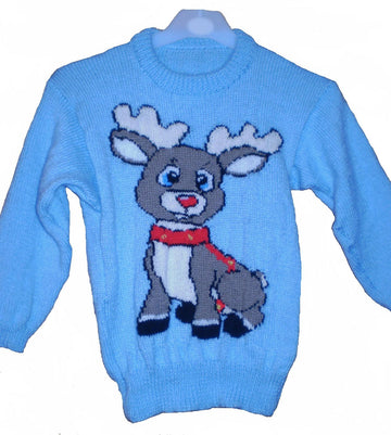 Christmas Baby Rudolph Reindeer Jumper