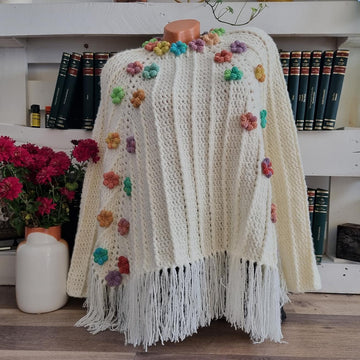 Crochet elegant poncho