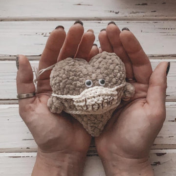 Heart in the mask