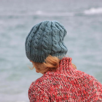Knit Hat "Sea Wave"