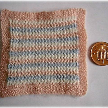 1:12th scale Baby shawl and carrying coat