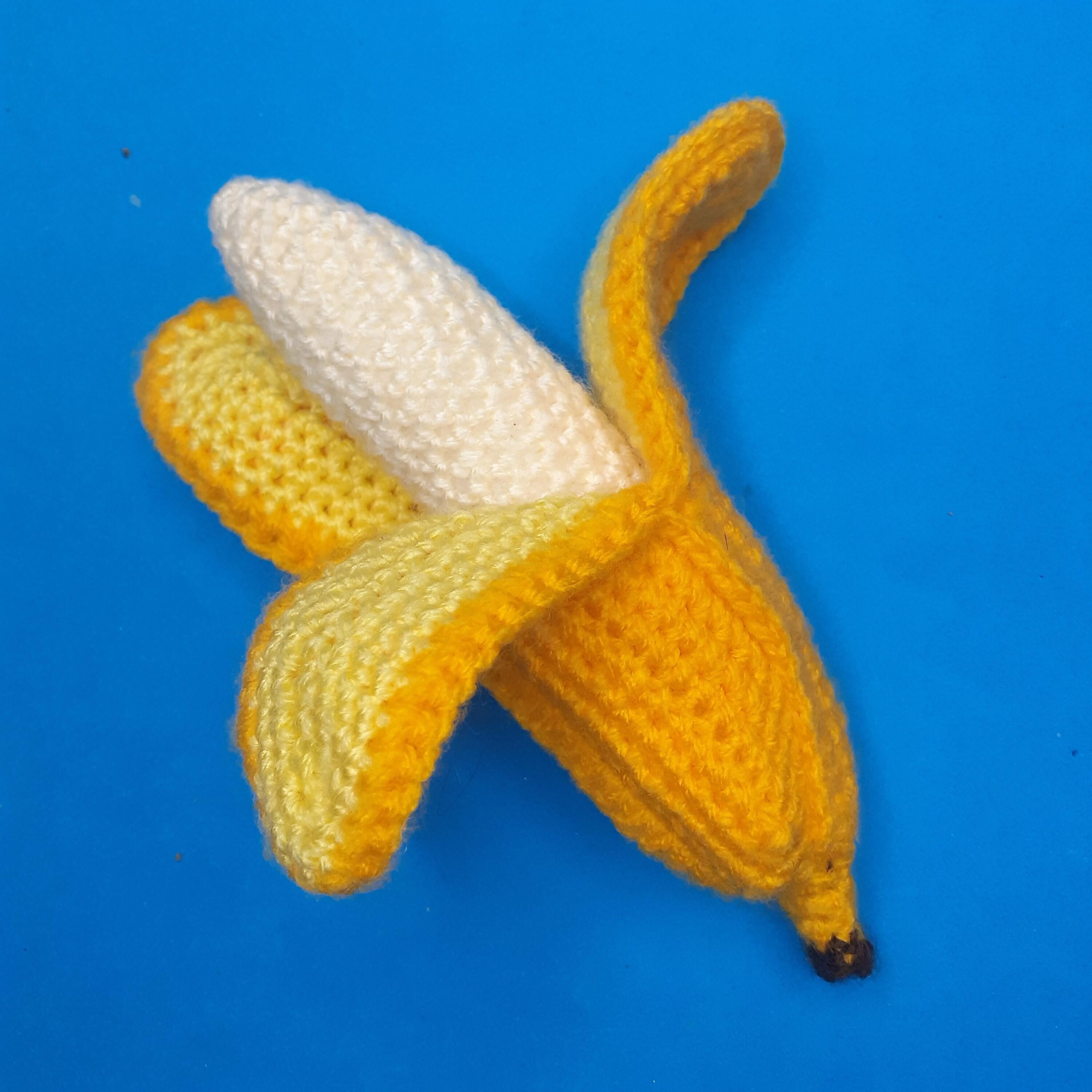 Crochet Banana Amigurumi Pattern: Food Toy (PDF Pattern)