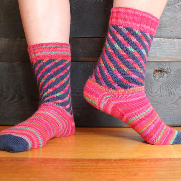 Banksia Spiral Socks