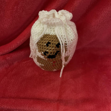 Gingerbread man Christmas gift bag