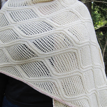 Montmellick Cable Lace Shawl