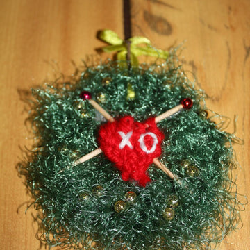 Christmas Wreath for Knitters