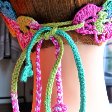 Headband "Multicolor flowers"