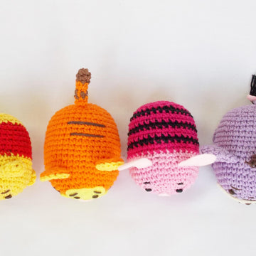 Tsum Tsum Disney Pooh Piglet Eeyore Tiger amigurumi crochet pattern