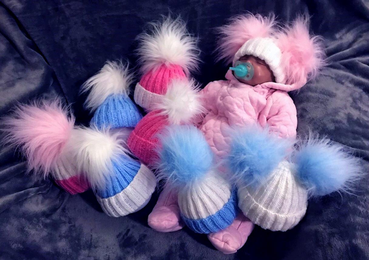 Baby Fluffy Pom Pom Hat