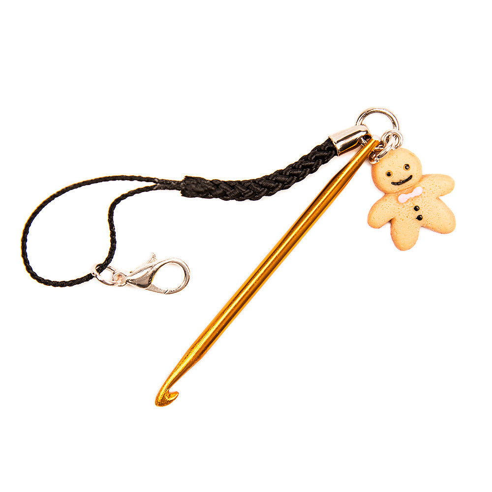 Gingerbread Man Mini Crochet Hook