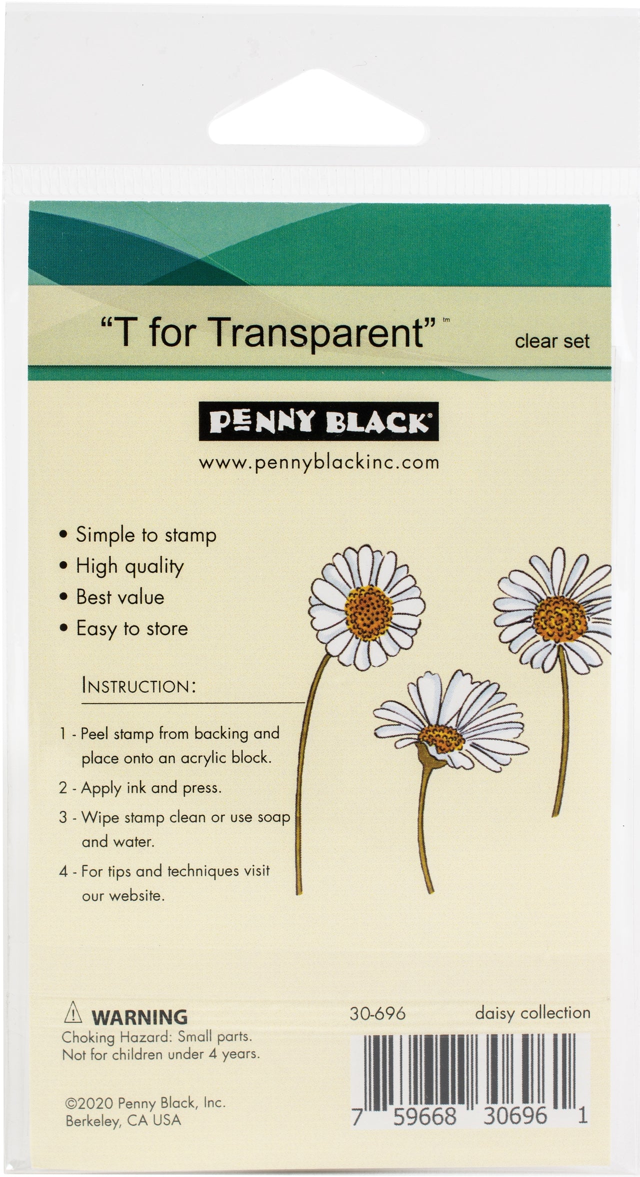 Penny Black Clear Stamps - Daisy Collection