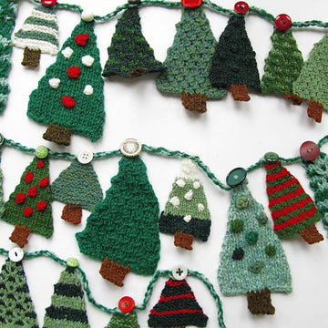 Christmas Tree Advent Garland